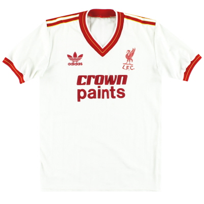 1986-87 리버풀 아디다스 어웨이 셔츠 XL. 소년