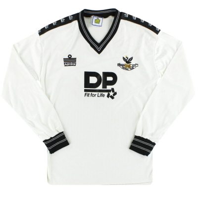 1986-87 Swansea City Admiral Match Issue Home Shirt L/S #13 L