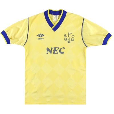 1986-88 Everton Umbro Away Maglia S
