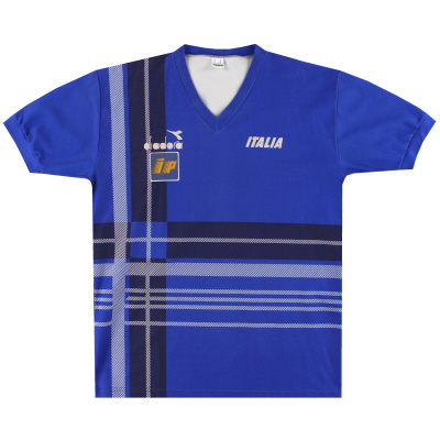 1986-88 Maillot d'entraînement Italie Player Issue L