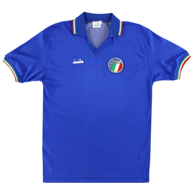 1986-90 Italia Diadora Home Shirt XL