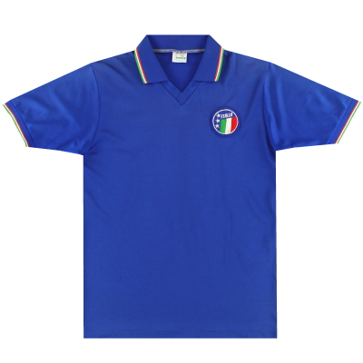 1986-90 Camiseta de local Diadora Player Issue de Italia n.º 8 L