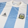 1986 Argentina Le Coq Sportif 'Campeon Mundial' Home Shirt M