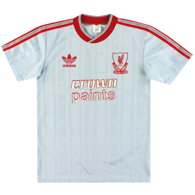 1987-88 Liverpool adidas uitshirt S