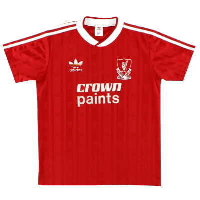 1987-88 Liverpool adidas Home Shirt L 