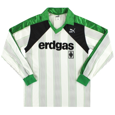 1987-89 Borussia Monchengladbach Puma Home Shirt L/S M