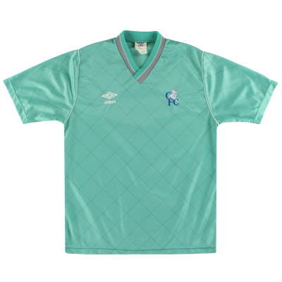 1987-89 Chelsea Umbro camiseta de visitante L