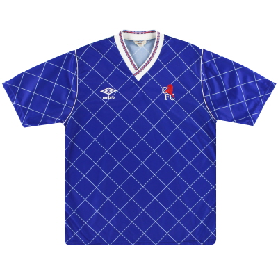 1987-89 Chelsea Umbro Heimtrikot M.