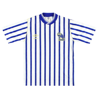 1987-89 Шеффилд Уэнсдей Домашняя рубашка Umbro Y