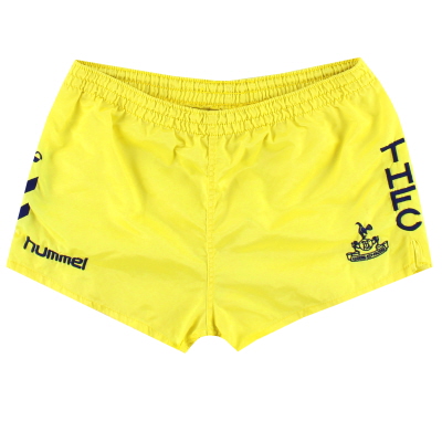 1987-89 Tottenham Hummel pantalones cortos de visitante M