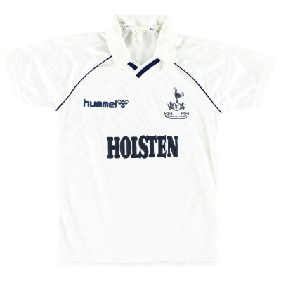 1987-89 Tottenham Hummel Heimtrikot L. Jungen
