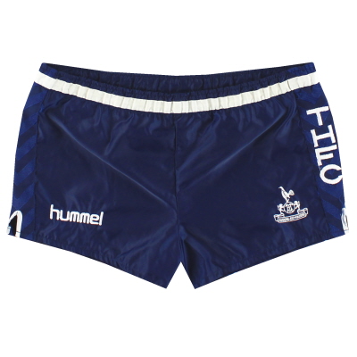1987-89 Tottenham Hummel pantalones cortos locales S