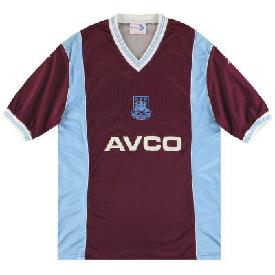 1987-89 Вест Хэм домашняя рубашка Y