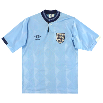 Camiseta de la tercera equipación Umbro de Inglaterra 1987-90 M