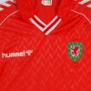 1987-90 Wales Match Issue Home Shirt L/S #17 L