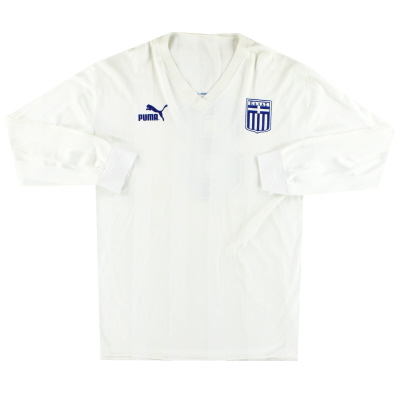 1987 Greece Match Issue Away Shirt L/S #8 XL 