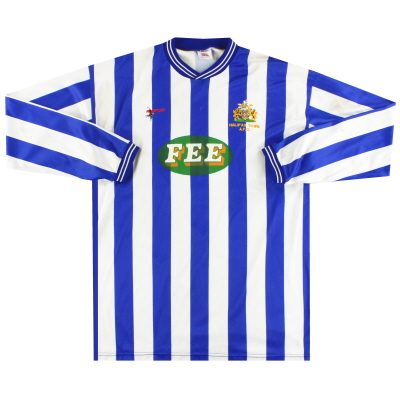 1988-89 Halifax Town Player Issue Camiseta de local L/SL