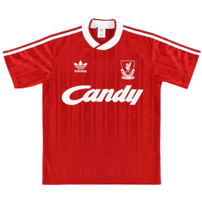 1988-89 Liverpool adidas Maillot Domicile M