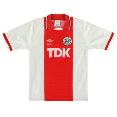 1989-91 Ajax Umbro Домашняя футболка Y