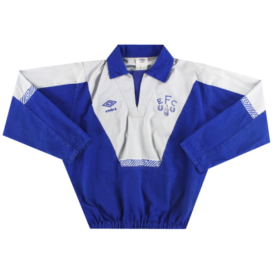 1988-90 Everton Umbro Drill Haut XS