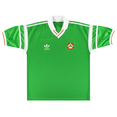 1988-90 Irland adidas Heimtrikot XL