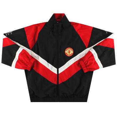 1988-90 Manchester United Bobby Charlton Shell Giacca XL