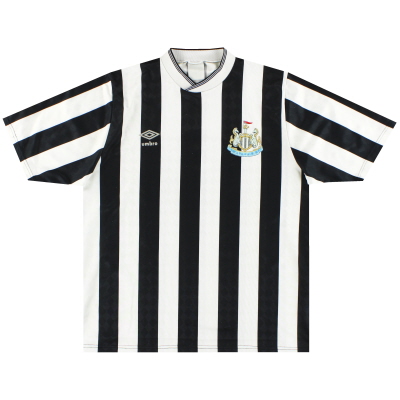 1988-90 Newcastle Umbro Maillot Domicile L