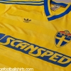1988-91 Sweden Match Issue Home Shirt #20 L
