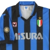 1989-90 Inter Milan uhlsport Home Shirt L