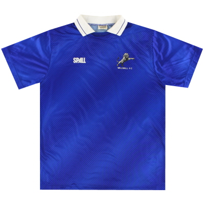 1989-90 Millwall Spall Home Shirt *Mint* XL 