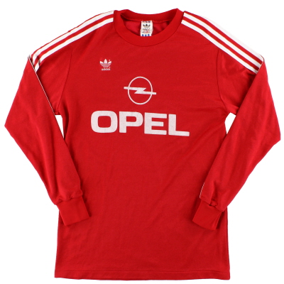 1989-91 Bayern Munich adidas Home Shirt L/S M 
