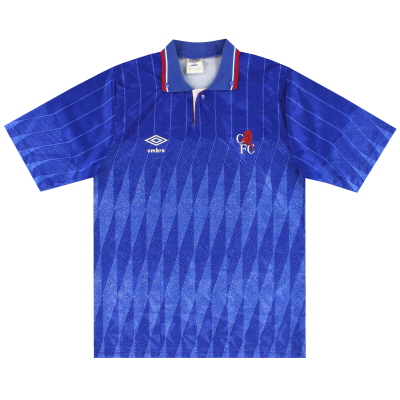 1989-91 Chelsea Umbro 홈 셔츠 M