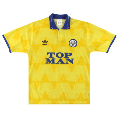 1989-91 Leeds Umbro Away Shirt M