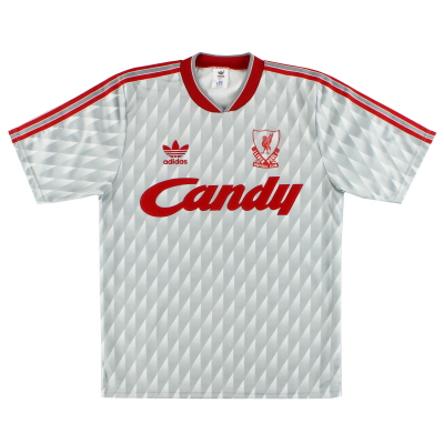 1989-91 Liverpool adidas Auswärtstrikot L.Boys
