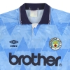 1989-91 Manchester City Home Shirt M