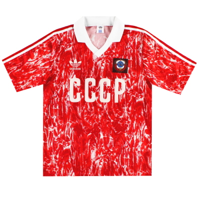 Camiseta adidas de local de la Unión Soviética 1989-91 * Mint * M
