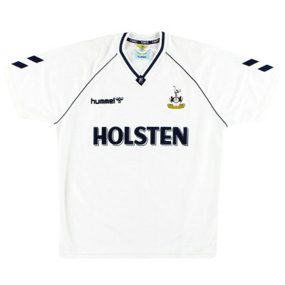 1989-91 Tottenham Hummel Heimtrikot Gr