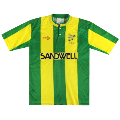 1989-91 웨스트 브롬 스코어라인 어웨이 셔츠 L.Boys