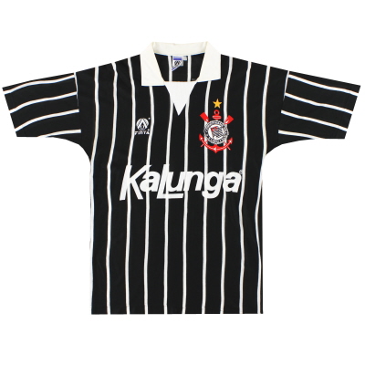 1990–91 Corinthians Finta Auswärtstrikot Nr. 8 L