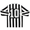 1990-91 Juventus Home Shirt #10 L/S S