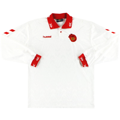 1990-91 Rohda Raalte Hummel Away Camiseta L/S XXL