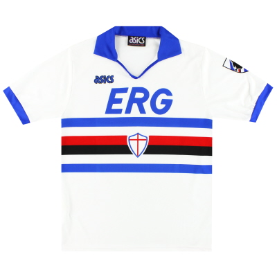 1990-91 Sampdoria Asics Away Shirt * Comme neuf * M