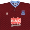 Camiseta local del West Ham Bukta 1990-91 * Como nueva * S