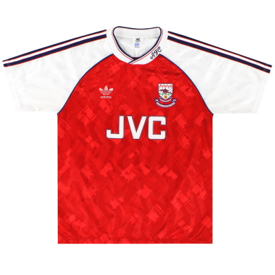 1990-92 Arsenal adidas Home Shirt M