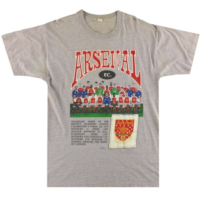 1990-92 Maglietta grafica Arsenal L