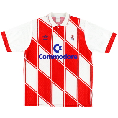 1990-92 Chelsea Umbro Auswärtstrikot L.