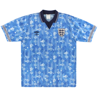 1990-92 Inghilterra Umbro Terza Maglia *Menta* L