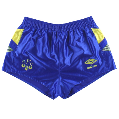 1990-92 Everton Umbro Away Shorts S 