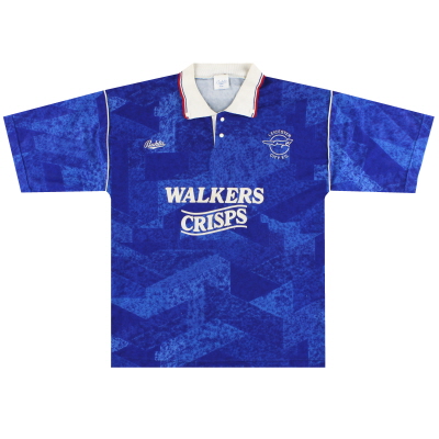 1990-92 Baju Kandang Leicester Bukta M