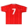 1990-92 Camiseta adidas de local del Manchester United # 7 L